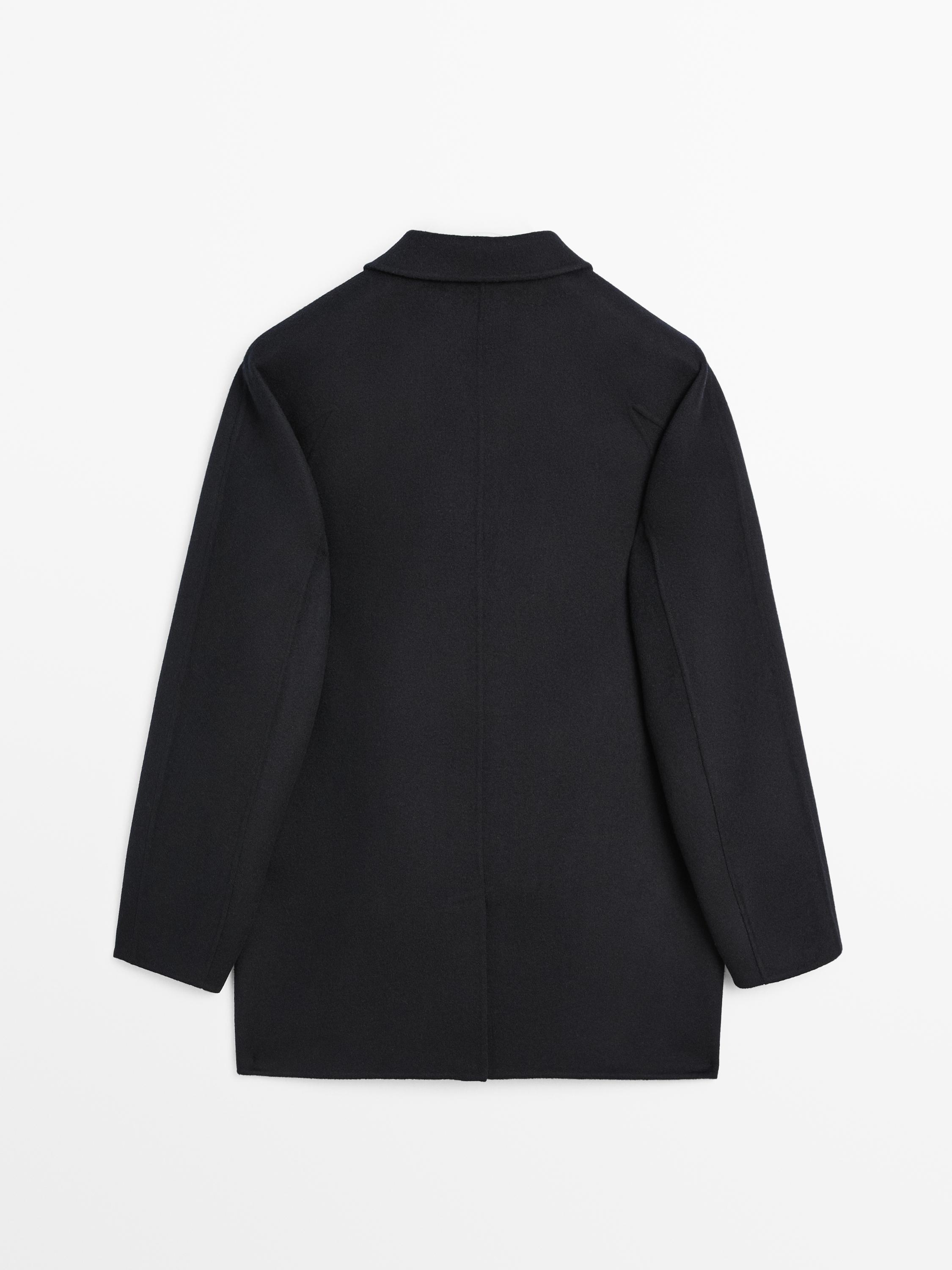 Manteau double en laine mélangée